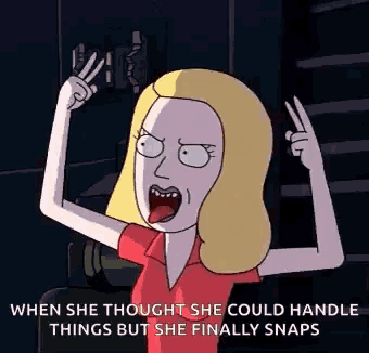 When She Snaps Angry GIF