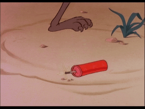 Wile E Coyote Foot GIF