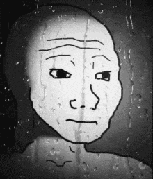 Wojak Rain Sad GIF