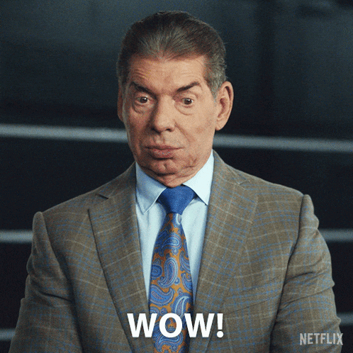 Wow Vince Mcmahon GIF