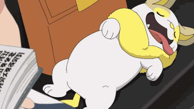 Yamper Pokemon Sleep Sleep Sleepy GIF