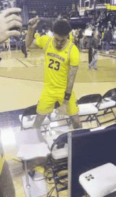 Yaxel Lendeborg Michigan GIF