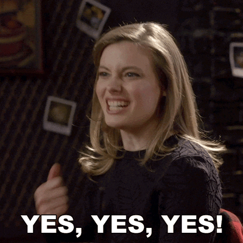 Yes Britta Perry GIF
