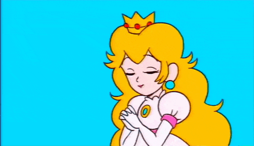 Yin Yang Princess Peach GIF