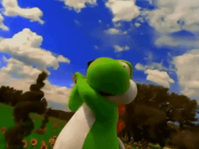 Yoshi Mario GIF