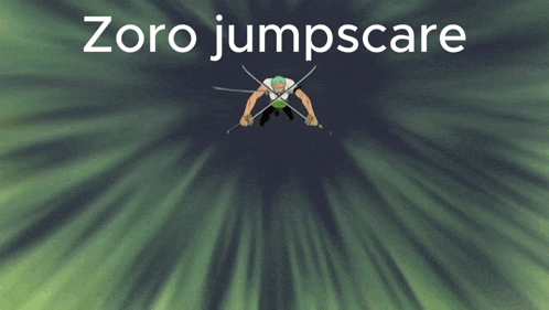 Zoro Jumpscare GIF