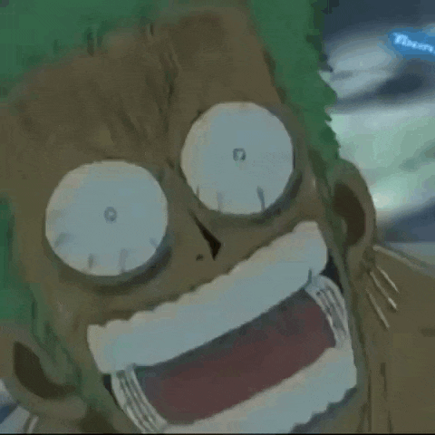 Zoro Screaming Luffy Zoro Yelling GIF