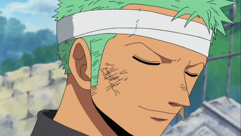 Zoro Smile GIF