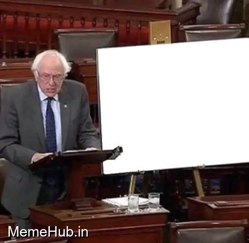 Bernie Sanders Poster Meme Template