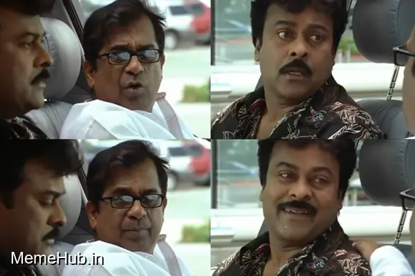 Chiranjeevi No and Yes Meme Template