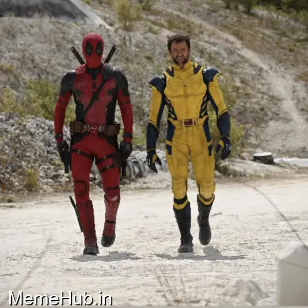 Deadpool and Wolverine Meme Template