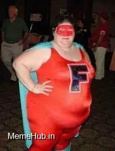 Fat Feminist Crusader Meme Template