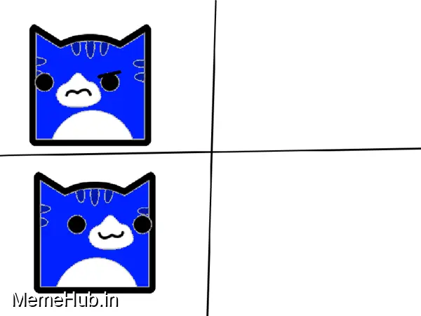 Geometry Dash Drake Meme Template