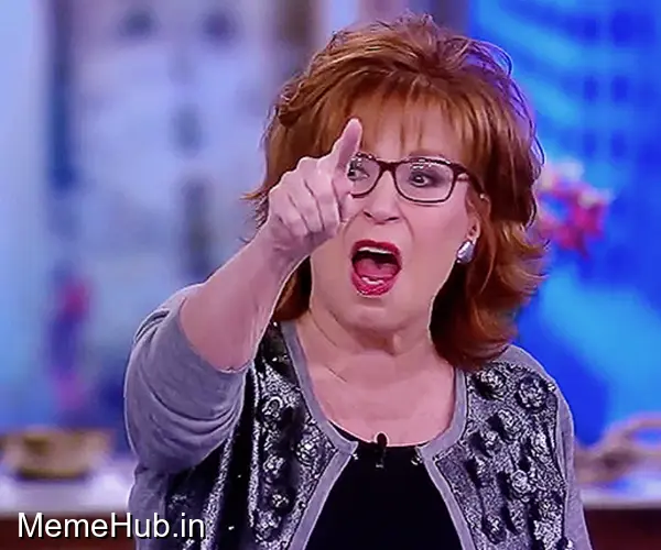 Joy Behar Outraged Over Trump Meme Template