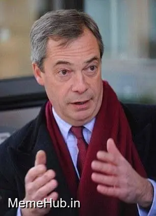 Nigel Farage Meme Template