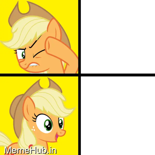 Pony Drake Meme Template