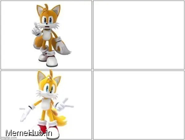 Tails Drake Meme Template