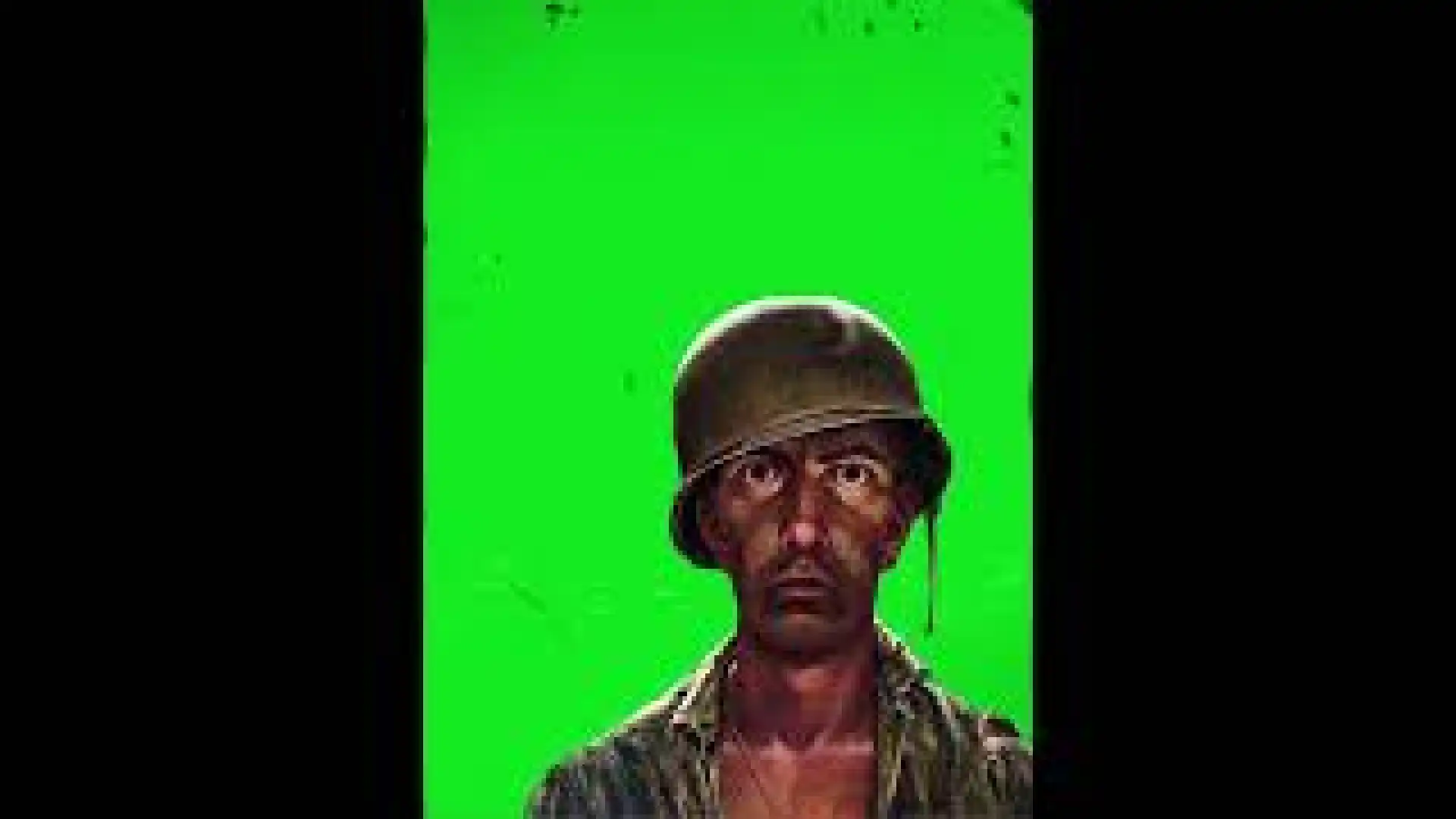 1000 Yard Stare Green screen