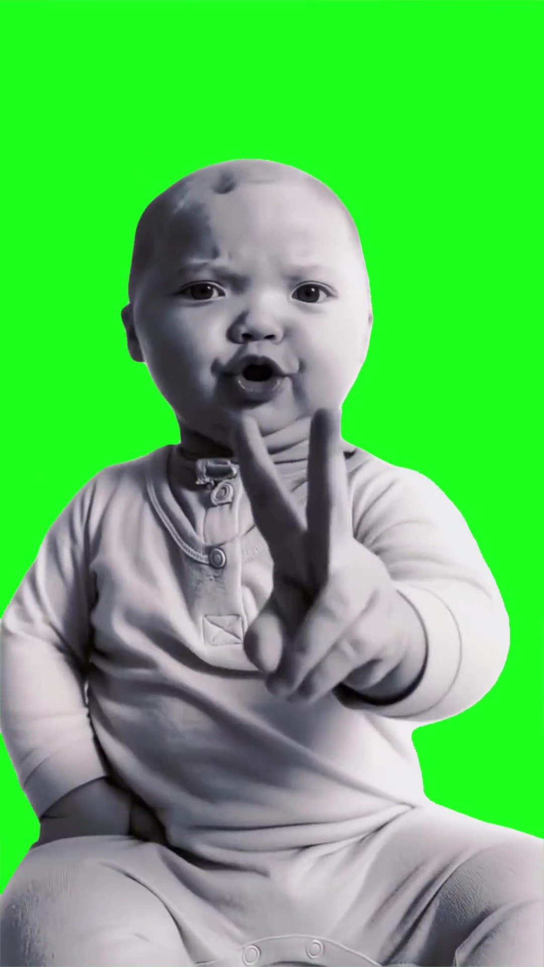 67 tuff baby Green Screen Meme