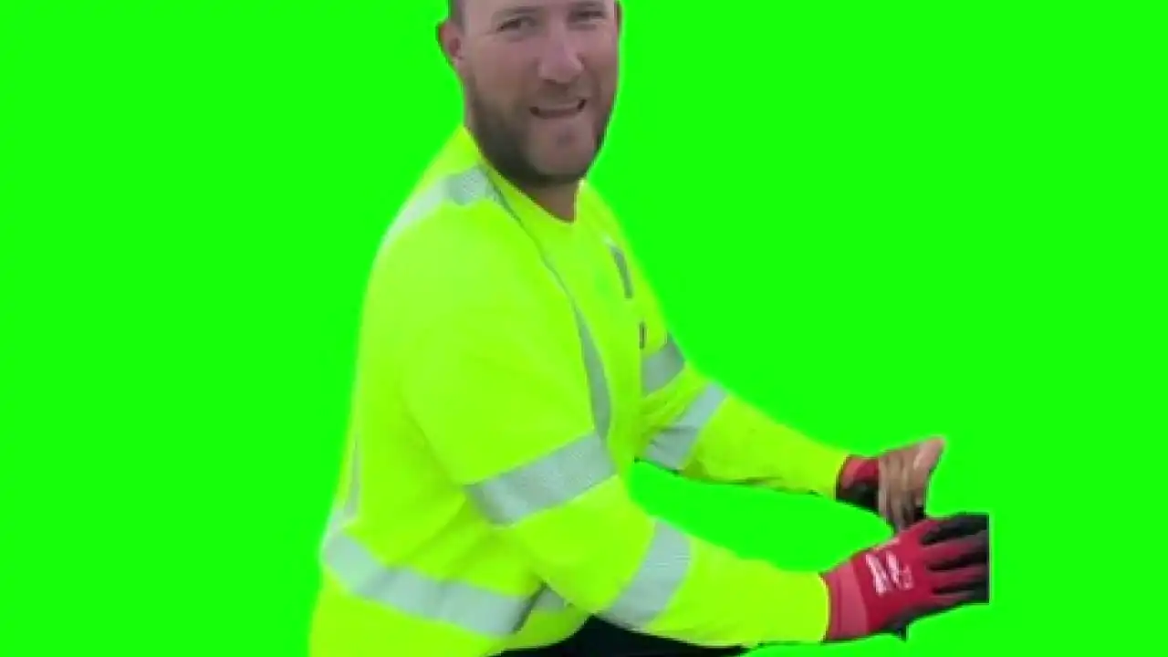 7pm Friday 99degrees Meme green screen