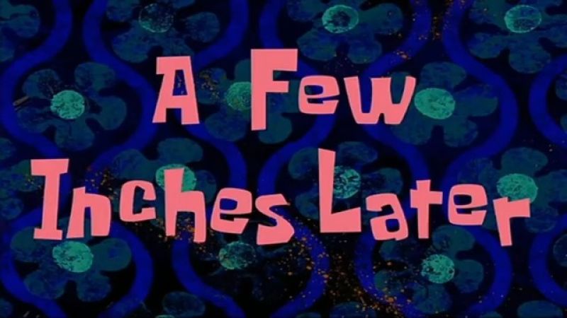 A Few Inches Later Meme Template