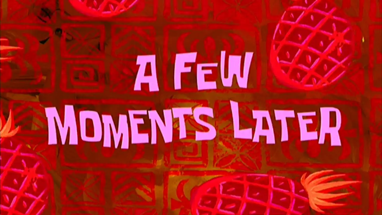a few moment later
