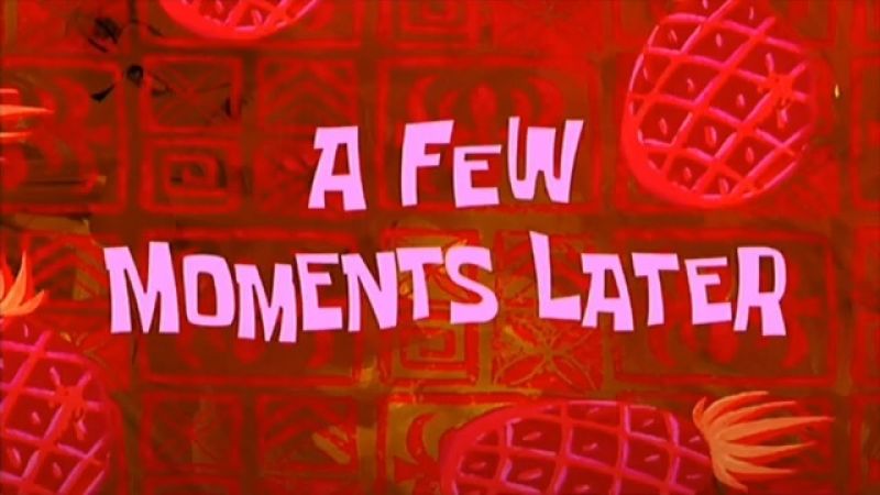A Few Moments Later Meme Tempalate