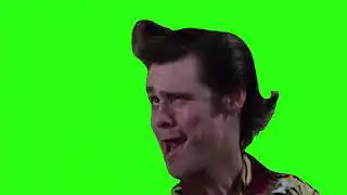 Activism yeah Jim Carrey Funny Expression Green Screen