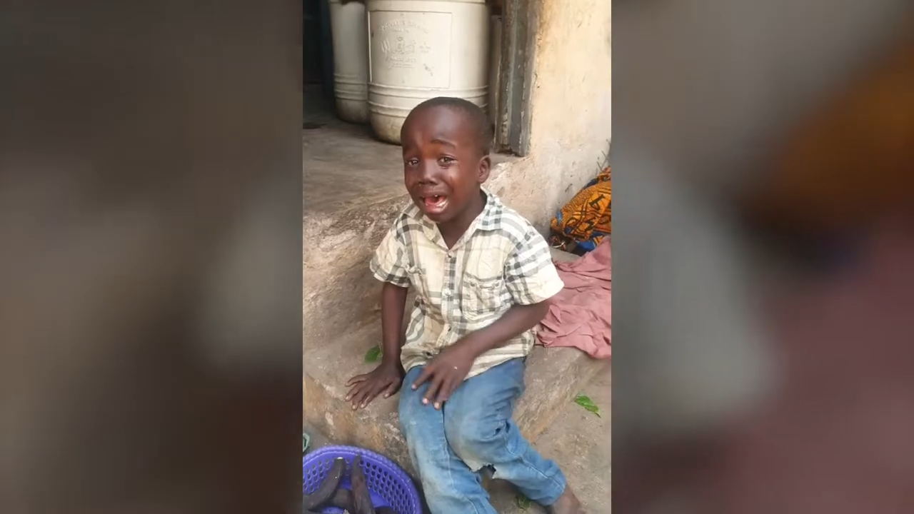 African Boy Crying Then Laughing Meme