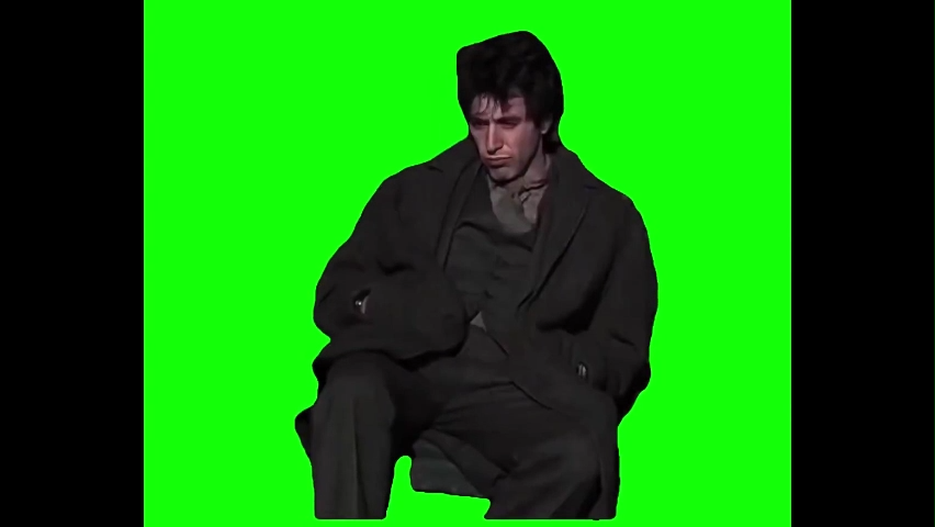 Al Pacino Sitting Reflecting Green Screen Memes