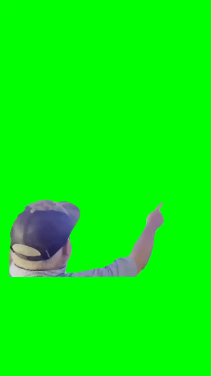 American Bad ass meme green screen