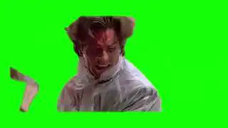 American Psycho Patrick Bateman kills Paul Allen Green Screen