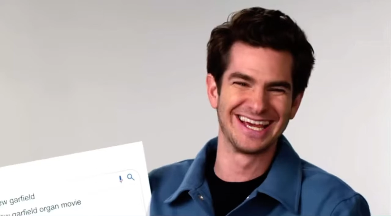 Andrew Garfield Laughing Meme