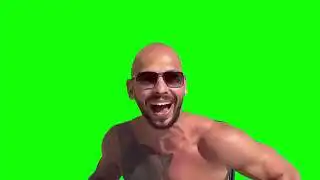 Andrew Tate Evil Laugh Green Screen