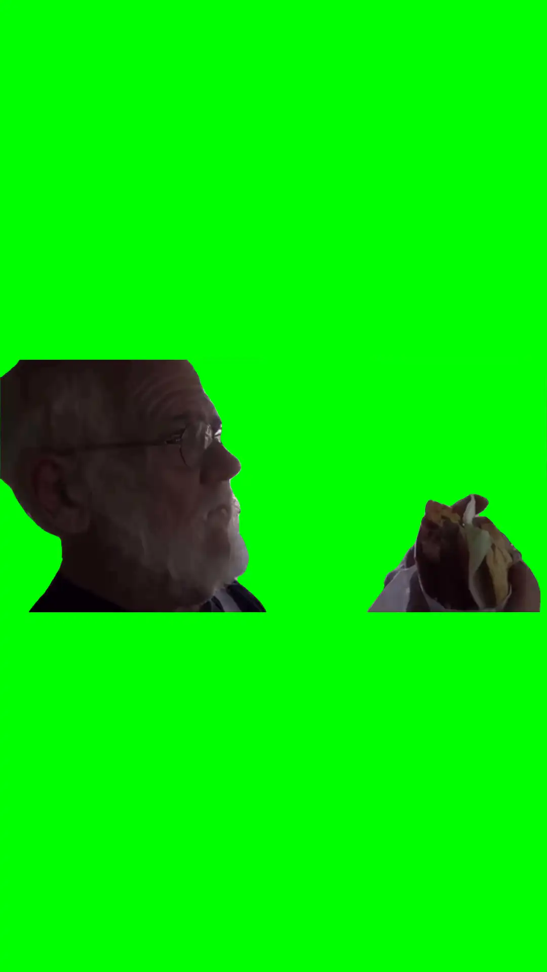 Angry Grandpa WTF Meme Green Screen