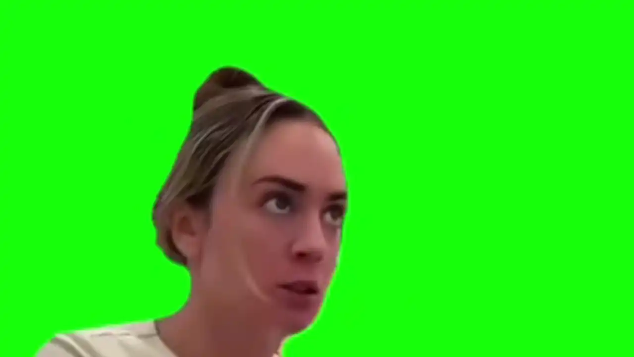 Angry lady meme Green Screen