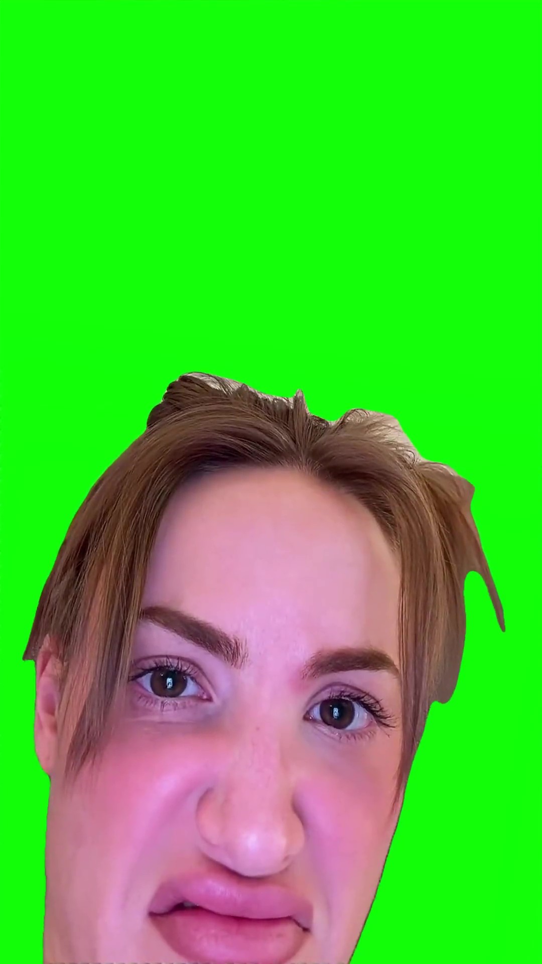 Annoyed look Green Screen Meme