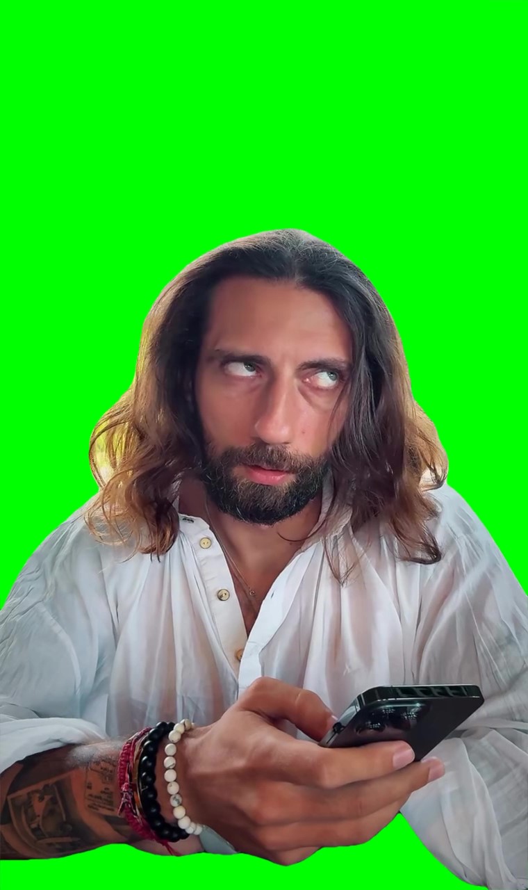 Annoyed look Meme Green Screen