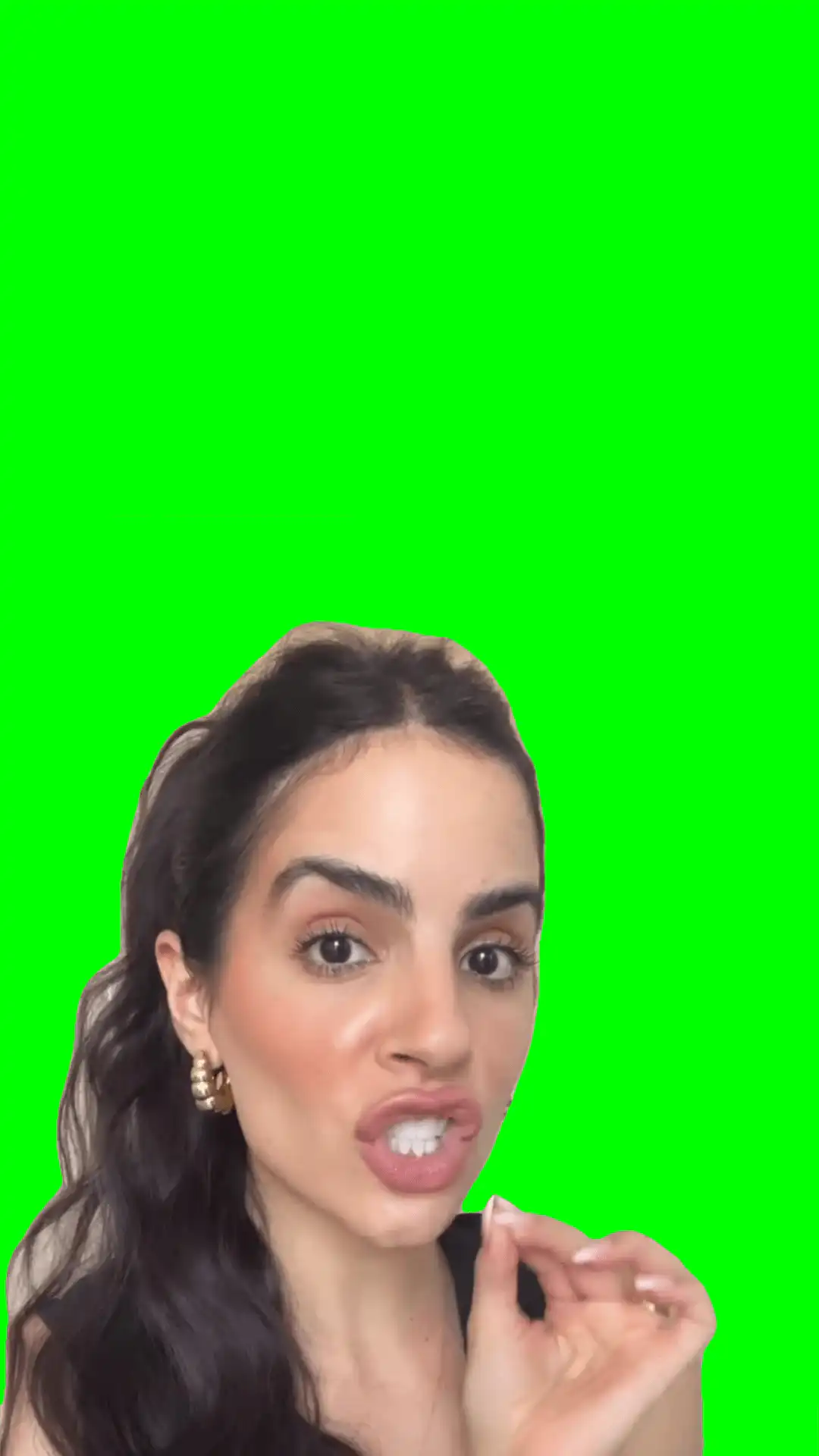 Annoying indian chicken meme Green Screen