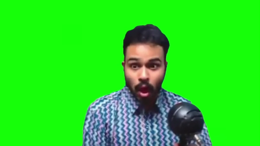 Arpit Bala Shocked Green Screen Memes
