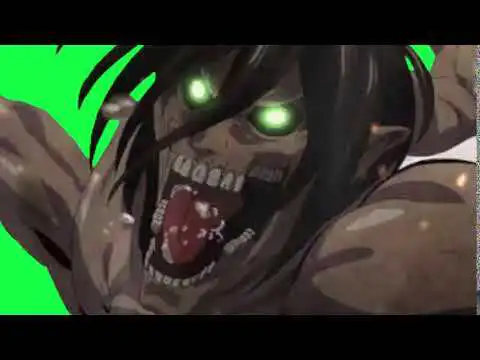 Attack on Titan Green Screen