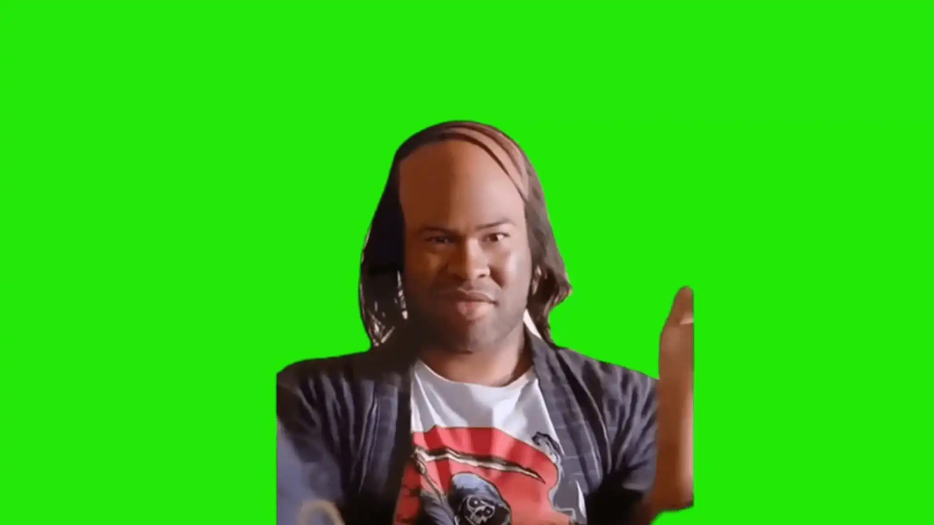 Awesome Woo Woo meme green screen