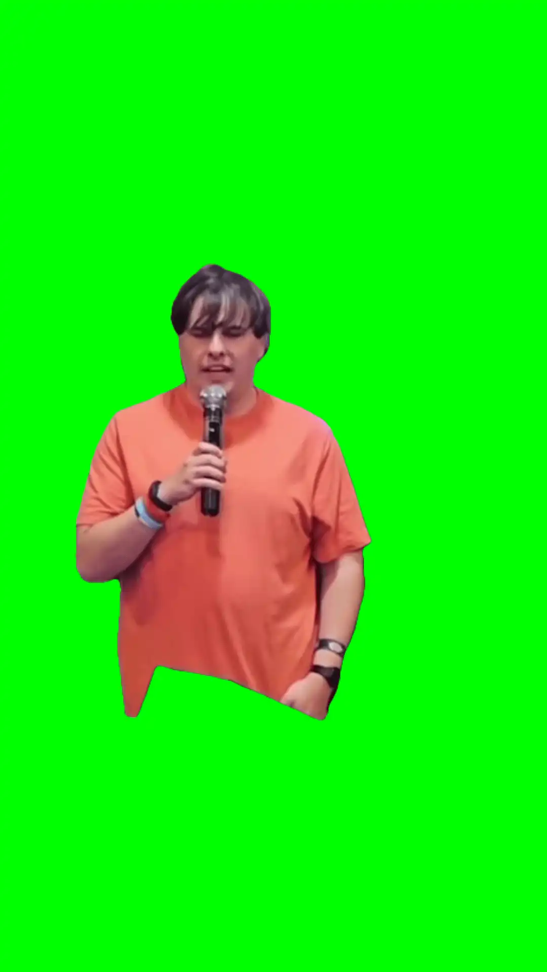 Ay babe babe karaoke meme green screen