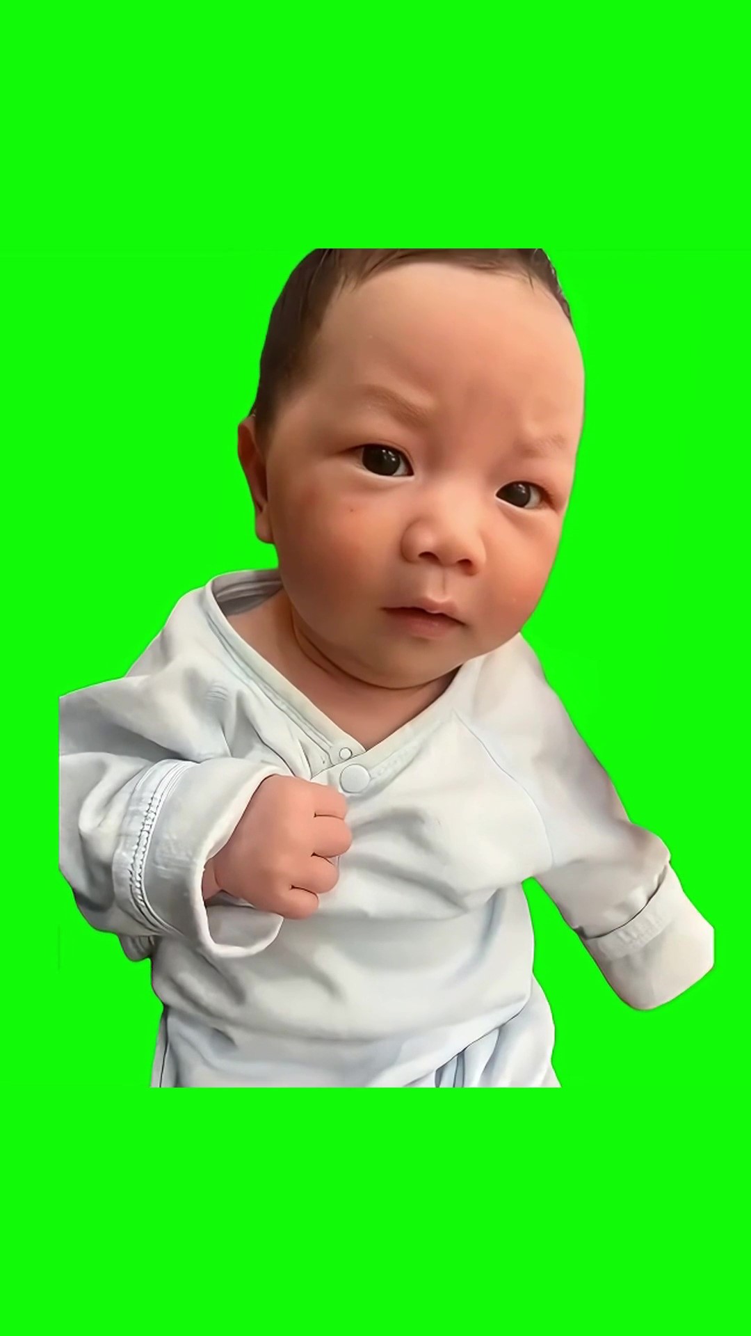 Baby China green screen