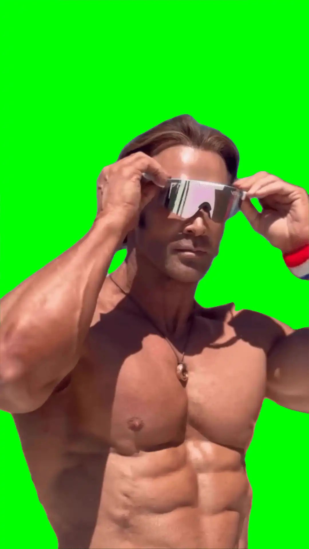 Baby dont hurt me stare green screen