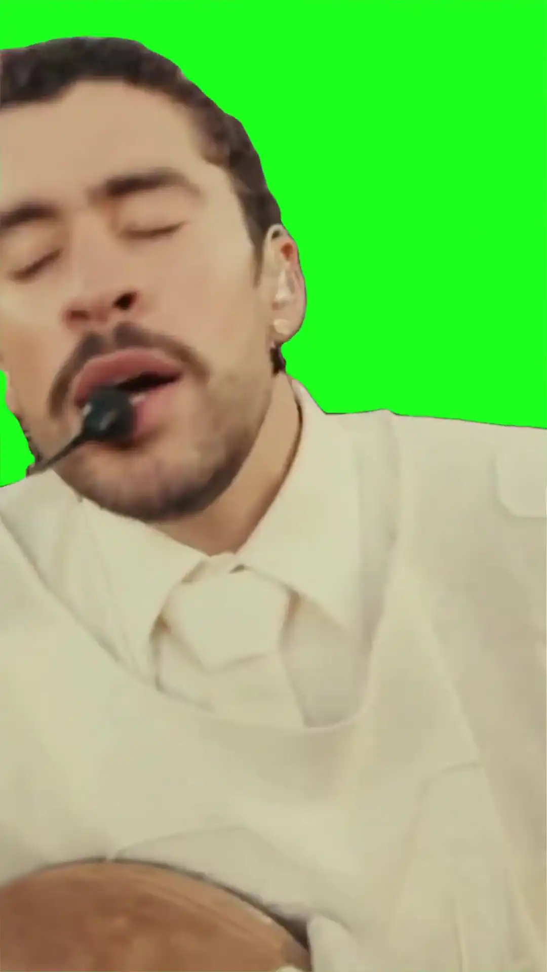 Bad bunny motivational speech Green Screen Meme