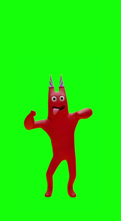 Ban Ban Chicken Dance Green Screen