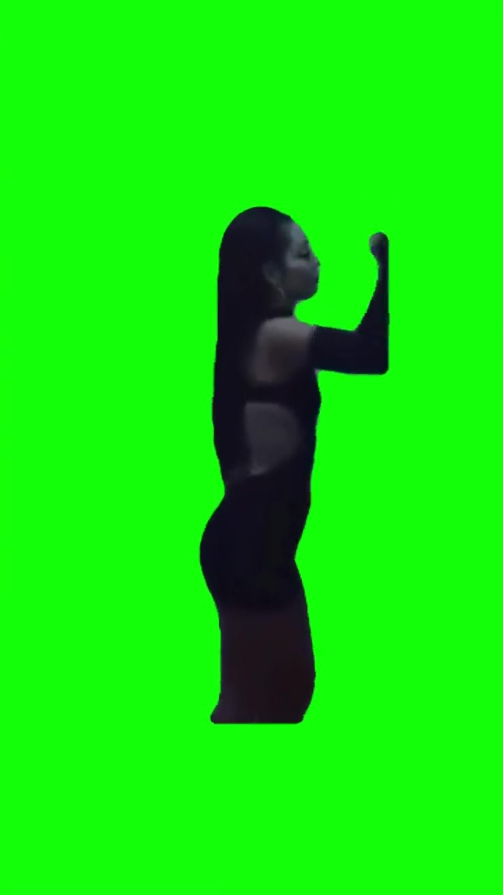 Banging on the door loudly Meme Green Screen