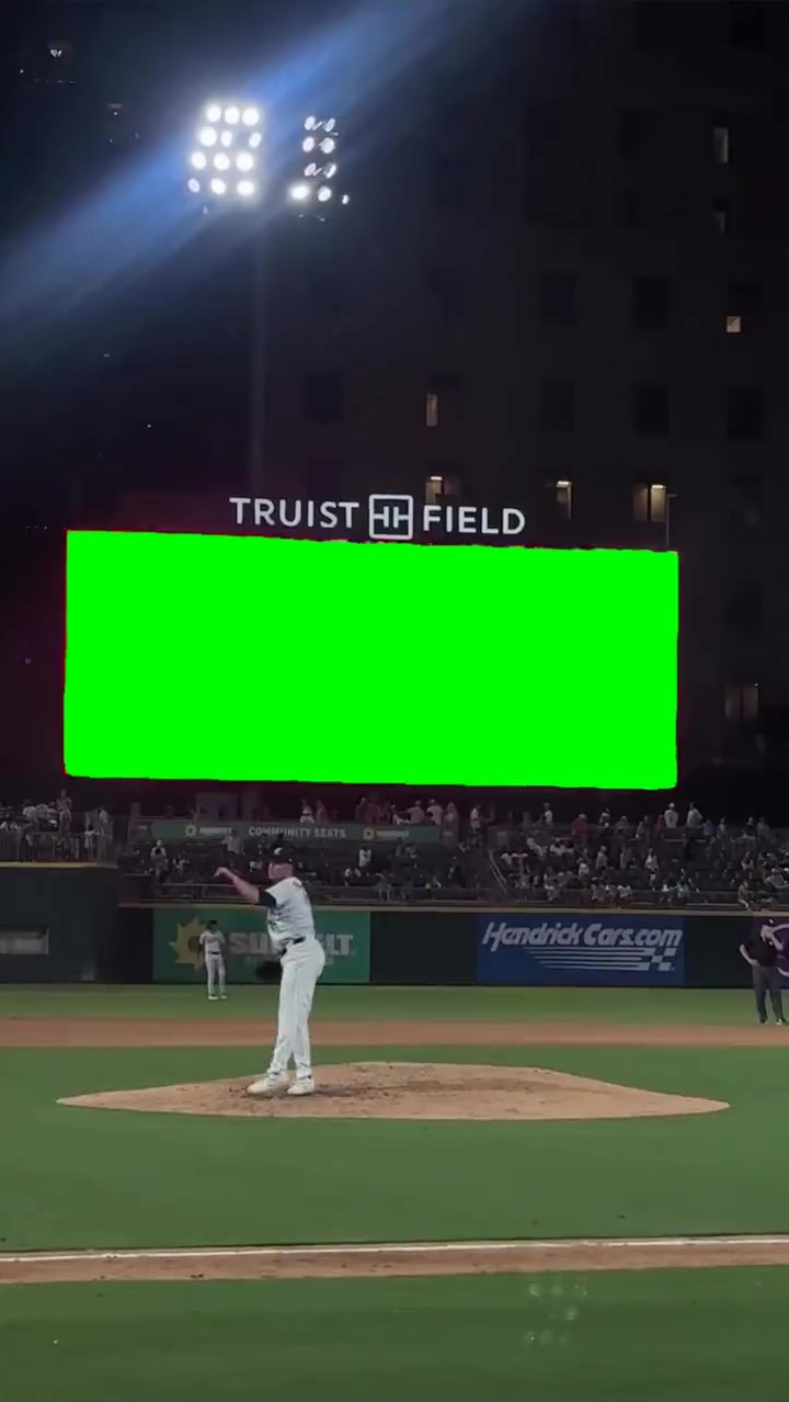 baseball field big screen