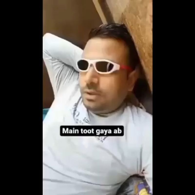 Bekar Hai Bhaiya Mai To Toot Gaya Meme Video
